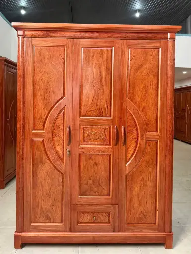 Tủ Áo Ba Cánh Hương Đá