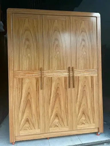 Tủ Ba Cánh Sóng Gõ Đỏ
